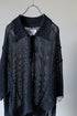 【Licht Bestreben】"クラッシュドメッシュニットポロショートスリーブ"